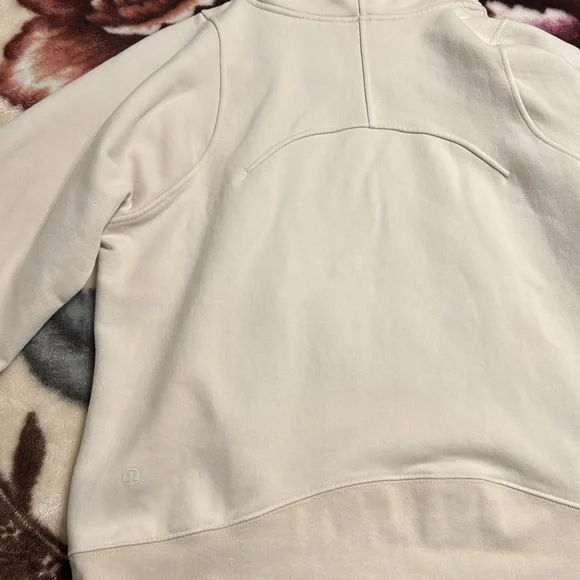 Lululemon Loungeful Hoodie in White Opal Sz 8 - Picture 13 of 14